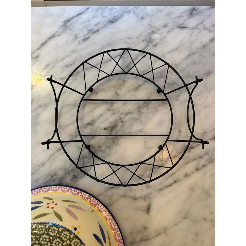 Temp-tations by Tara Old World 1.1 QT Covered Casserole Pie Dish with Wire Rack